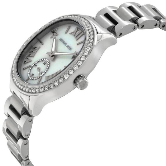 NWT Michael Kors Fashion Ladies Quartz Steel Authentic Watch - Picture 2 of 3